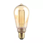 4W ST64 Żarówka LED Filament / Klosz Bursztynowy / Barwa:1800K / Trzonek:E27