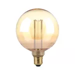 4W G125 Żarówka LED Filament / Klosz Bursztynowy / Barwa:1800K / Trzonek:E27
