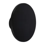 12W Plafon LED / Barwa:3000K / Klosz: Okrągły czarny