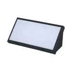 20W Lampa ścienna LED / Ukośna / Barwa:4000K / Obudowa: Czarna