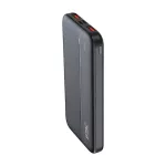 Power Bank 2xUSB + typ: C / Micro USB / Szybkie ładowanie / Litowo Polimerowy - 10000mAh / Czarny