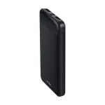 Power Bank 2xUSB + typ: C / Micro USB / Szybkie ładowanie / Litowo Polimerowy - 10000mAh / Czarny