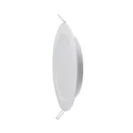 6W Panel LED Podtynkowy / Barwa:4000K / Okrągła / Biały