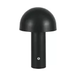 Lampka nocna LED zasilana bateryjnie / Wysokość:25cm / Bateria 1800mAh / Ściemnianie przez dotyk / Barwa:3w1 / Obudowa: Czarna