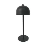 Lampka nocna LED zasilana bateryjnie / Wysokość:30cm / Bateria 1800mAh / Ściemnianie przez dotyk / Barwa:3w1 / Obudowa: Czarna