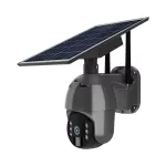 1080P Kamera zewnętrzna WiFi SMART z panelem solarnym / Sensor / IP65 / Czarna