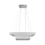 115W Lampa Wisząca / Klosz: Aluminium / Barwa:3000K / Ściemniana / Biały