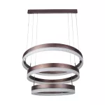 92W Lampa Wisząca / Klosz: Aluminium / Barwa:3000K / Ściemniana / Brązowy