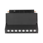 10W Lampa Smart LED Magnetic na szynoprzewodzie 3w1 / Obudowa: Czarna