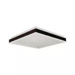 24W Lampa dekoracyjna LED / Barwa: 4000K/ Kolor: Czarny / Kształt: Kwadratowy
