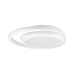 24W Lampa dekoracyjna LED / Barwa: 4000K / Kolor: Biały DOUBLE / Kształt: Okrągły