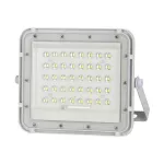 6W Solarny naświetlacz LED z czujnikiem zmierzchu / Panel z przewodem: 3m / Pilot / Bateria 5000mAh/ Barwa:4000K / Obudowa: Biała