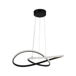 Dekoracyjna Lampa Wisząca LED / Barwa: 3000K / Obudowa: Czarna