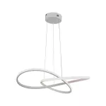 Dekoracyjna Lampa Wisząca LED / Barwa: 3000K / Obudowa: Biała