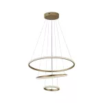 Dekoracyjna Lampa Wisząca LED / Barwa: 3000K / Obudowa: Złota