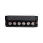 5W Lampa LED na szynoprzewód MAGNETIC regulowana / Barwa: 6400K / Obudowa: Czarna