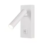 2W Lampa naścienna Spotlight LED / Barwa: 4000K / Obudowa: Biała