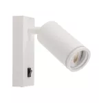 Naścienny Spotlight LED GU10 / Obudowa: Biała