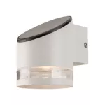 1W Lampa Ścienna LED SMD solarna / Barwa: 3000K / Obudowa: Biała