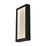 20W Lampa ścienna LED (W200*D50*H400mm) / Barwa: 3000K / Obudowa: Czarna