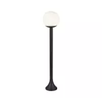 Lampa stojąca LED / Trzonek: E27 / Kula / Kolor: Czarna