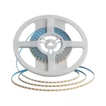 8W Taśma LED podwójne PCB / Barwa:6500K / IP20 / Zasilanie: 24V / Rolka:5m / Szerokość: 3mm