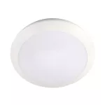20W Lampa LED z czujnikiem mikrofalowym / Ściemniana / Barwa: 3w1 / IK10 / IP66