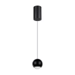 5W Sufitowa lampa LED / Barwa: 3000K / Obudowa: Czarna
