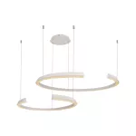 48W Sufitowa lampa LED / Wymiary:1100x800x1200mm / Barwa: 4000K / Obudowa: Biała / Ściemniana