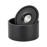 28W Oprawa COB Downlight LED / Barwa: 3w1 / Obudowa: Czarna