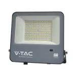 100W Naświetlacz LED z czujnikiem zmierzchu / Chip Samsung / Przewód: 1m / Barwa: 4000K / Obudowa: Czarna / Skuteczność 135lm/w