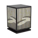 5W Solarna lampka stołowa LED / Barwa: 3000K / Obudowa: Czarna