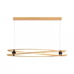 Dekoracyjna lampa sufitowa drewniana - L1200