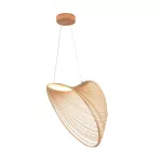 Dekoracyjna lampa sufitowa drewniana - D600