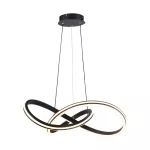 Dekoracyjna lampa sufitowa / Obudowa: Złoty + Biały - D600
