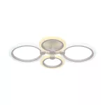 45W Dekoracyjna lampa sufitowa LED / Barwa: 3w1 / Obudowa: Biała / IP20