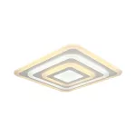 77W Dekoracyjna lampa sufitowa LED / Barwa: 3w1 / Obudowa: Biała / IP20