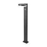 5.5W Lampa ogrodowa LED z czujnikiem ruchu / Barwa: 3000K / Obudowa: Czarna