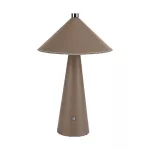 3W Lampka nocna LED zasilana bateryjnie/ Ściemnianie przez dotyk / Bateria 4000mAh / Barwa:3w1 / Obudowa: Brązowy