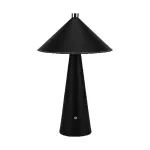 3W Lampka nocna LED zasilana bateryjnie/ Ściemnianie przez dotyk / Bateria 4000mAh / Barwa:3w1 / Obudowa: Czarny