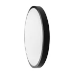 18W Plafon LED / Średnica: 225mm / Barwa:6500K / Klosz: Okrągły mleczny czarna ramka / IP44