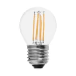 6W G45 Filament / Klosz Transparentny/ Barwa:6500K / Trzonek: E27