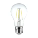 4W A60 Żarówka LED Filament / Barwa: 6500K / Trzonek:E27
