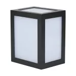 12W Lampa ścienna LED / Barwa:6400K / Obudowa: Czarna