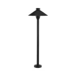 7W Słupek ogrodowy / Chip Samsung / Barwa:3000K / Obudowa: Aluminium / Wysokość: 53cm / IP44 / Kolor: Czarny
