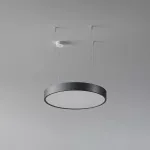 ABA T 617 wisząca LED, 1000mA 52,6W/9860lm/830, 230V, czarny głęboki (mat struktura) RAL 9005