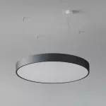 ABA T 1017 wisząca LED, 1950mA 66,1W/11128lm/830, 230V, czarny głęboki (mat struktura) RAL 9005
