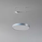 ABA T 617 wisząca LED, 1000mA 52,6W/9860lm/830/TD, 230V, srebrny aluminiowy (mat struktura) RAL 9006