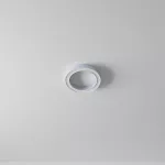 ALFREDO 500/U plafon LED PHILIPS LV 32,7W/4664lm/3000K/TD, 230V, srebrny aluminiowy (mat struktura) RAL 9006