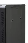 Szafa ramowa stojąca EmiterNet Top, 32U, wym. 600X600x1540 (szer. x gł. x wys. mm), drzwi blacha/szkło